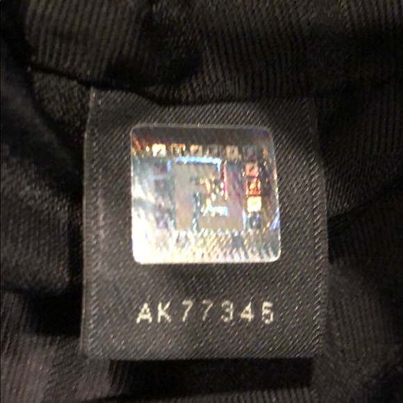 Fendi Large Metallic Crossword Tote - Picture 4 of 8